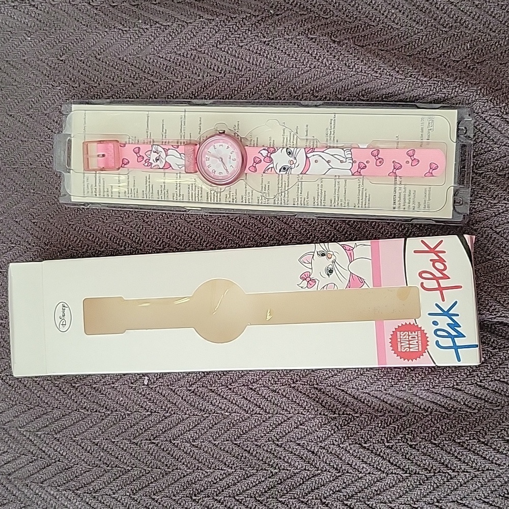 Disney's Marie Flik Flak Watch